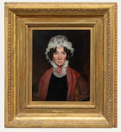 Fine Framed Mid 19th Century Oil - Lady in a Lace Cap