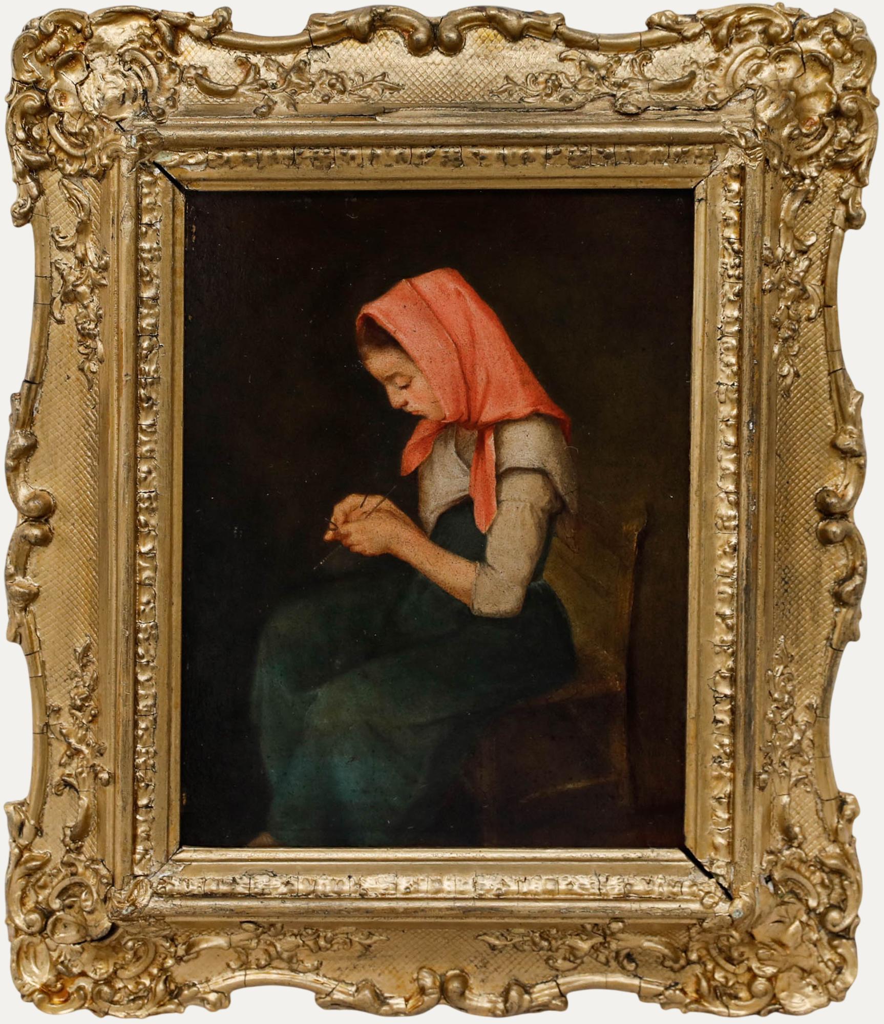 Feines Öl aus der Mitte des 19. Jahrhunderts - Handarbeit
