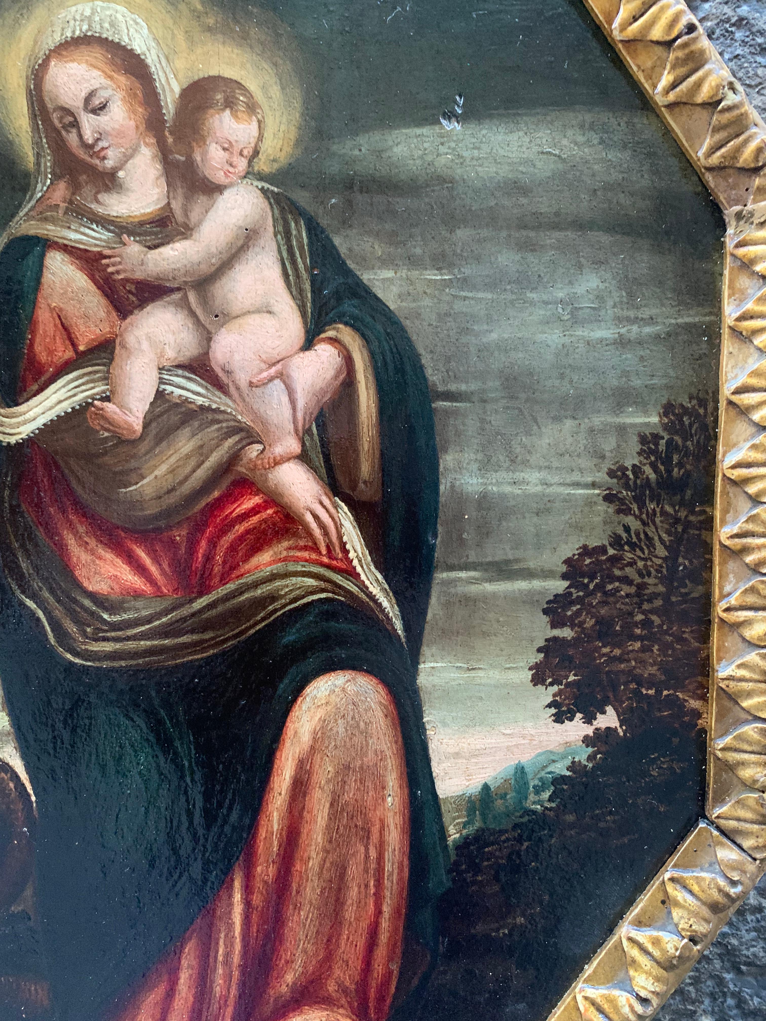 Fine XVI secolo. Immacolata concezione. Vergine con il bambino ed il drago. 6