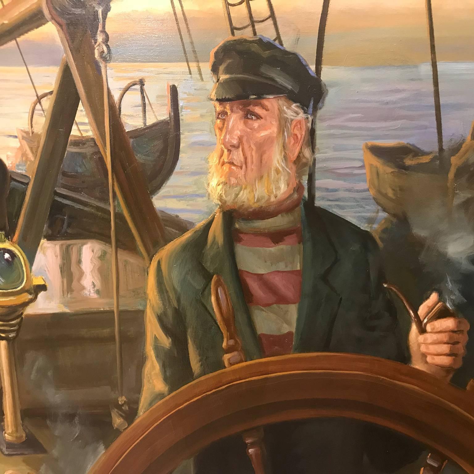 FISHERMAN - Painting by Unknown