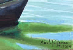 Fishing port Essaouira Marokko Öl auf Leinwand Gemälde Meereslandschaft