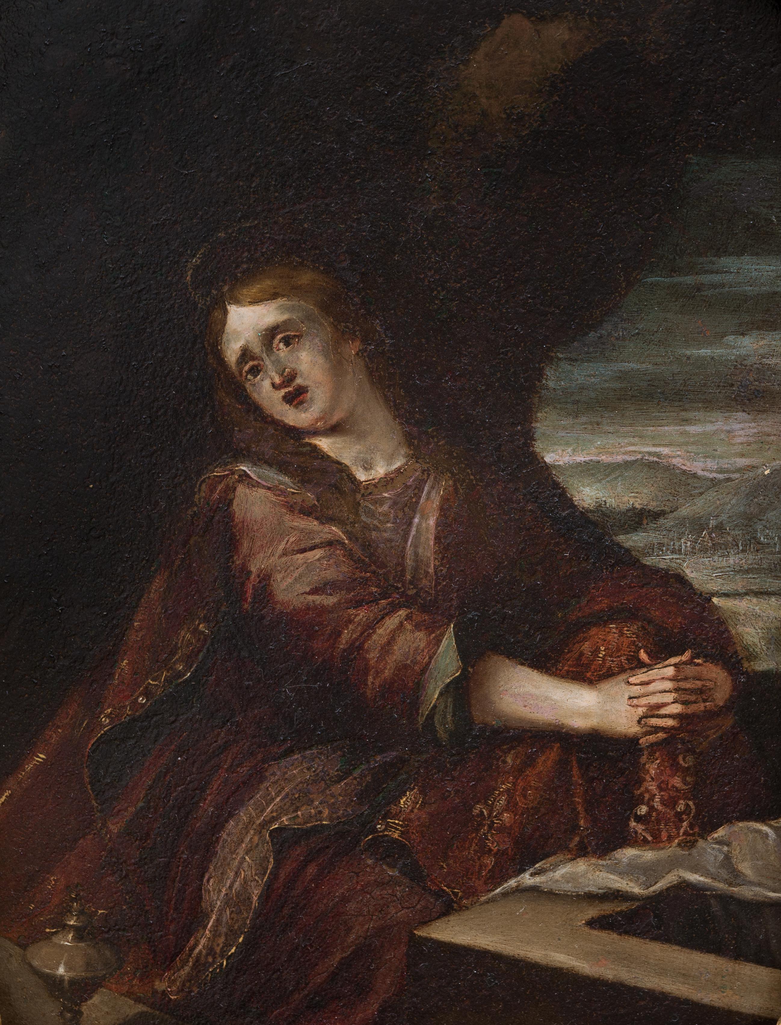 Flemish School, 17th Century, Mary Magdalene  - Painting by Unknown