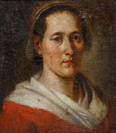 Flemish School 17th Century Oil - Portrait of a Respectable Woman