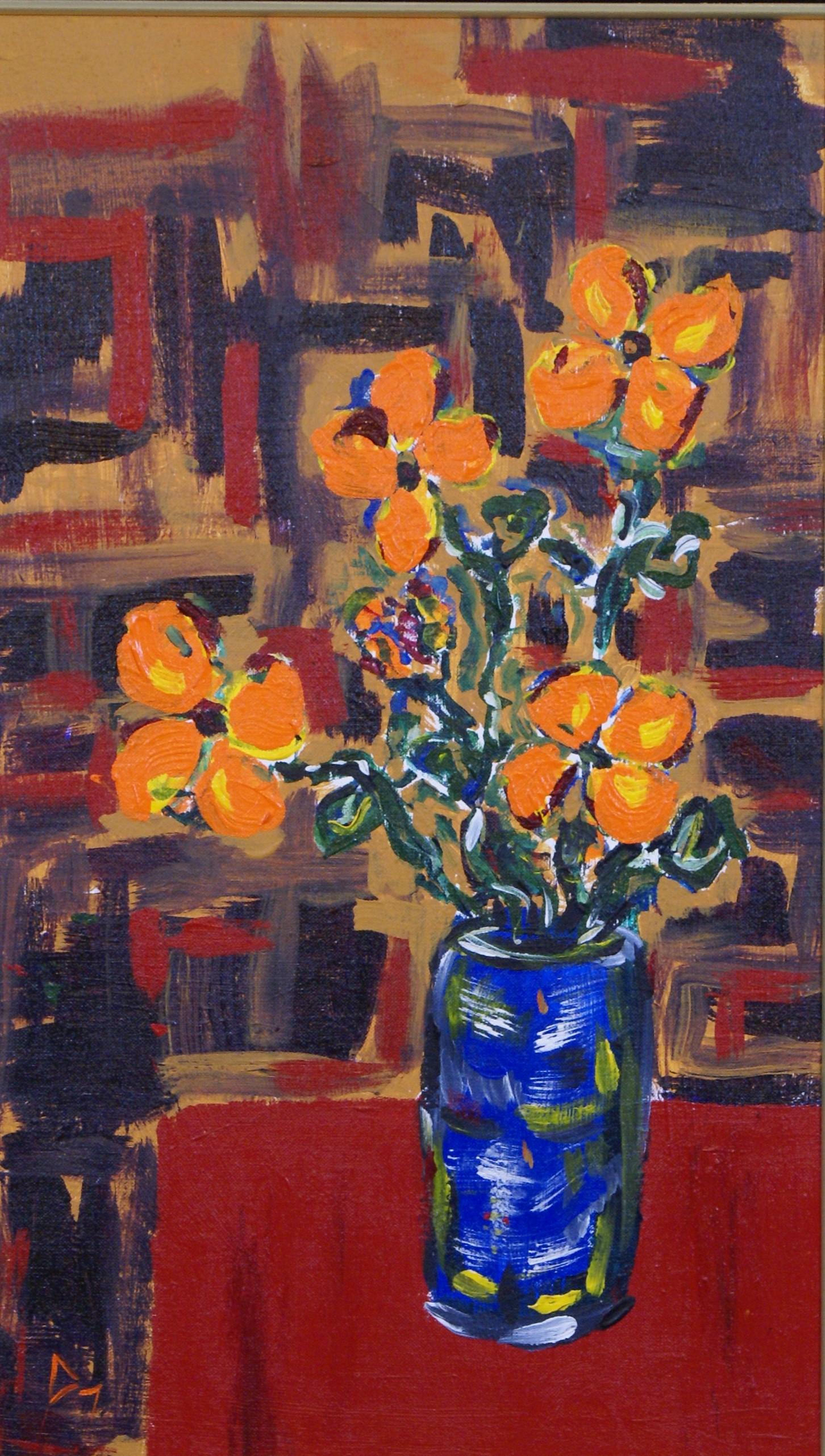 Floral Still Life - Painting by Unknown