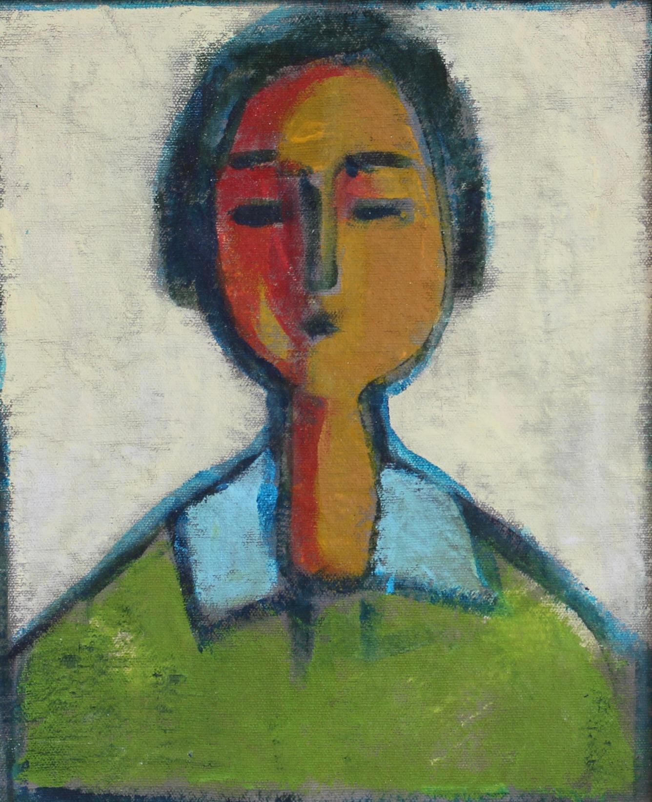 Florentine Expressions: A Portrait Series I (circa 1980s-90s) - Painting by Unknown