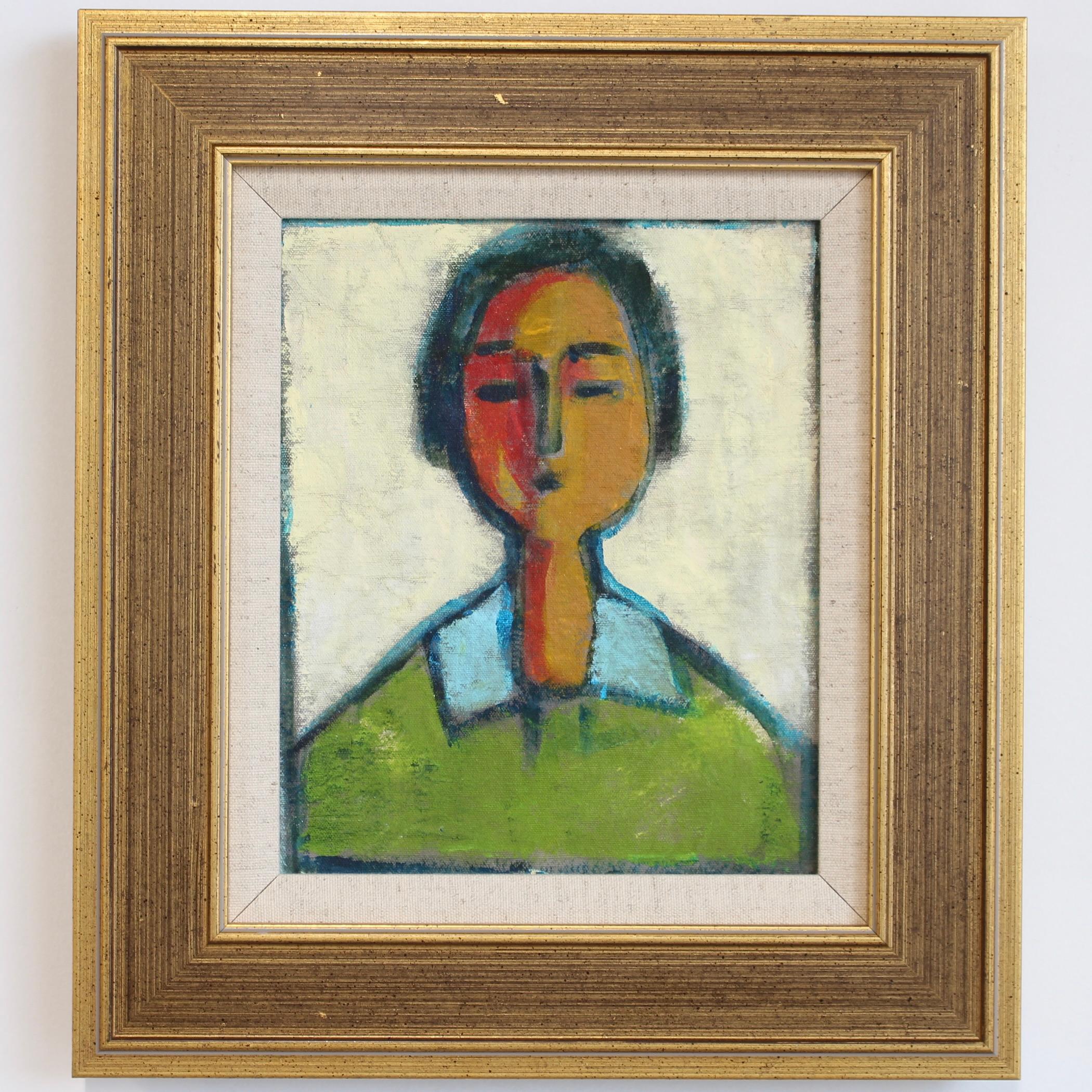 Florentine Expressions: A Portrait Series I (circa 1980s-90s) - Modern Painting by Unknown