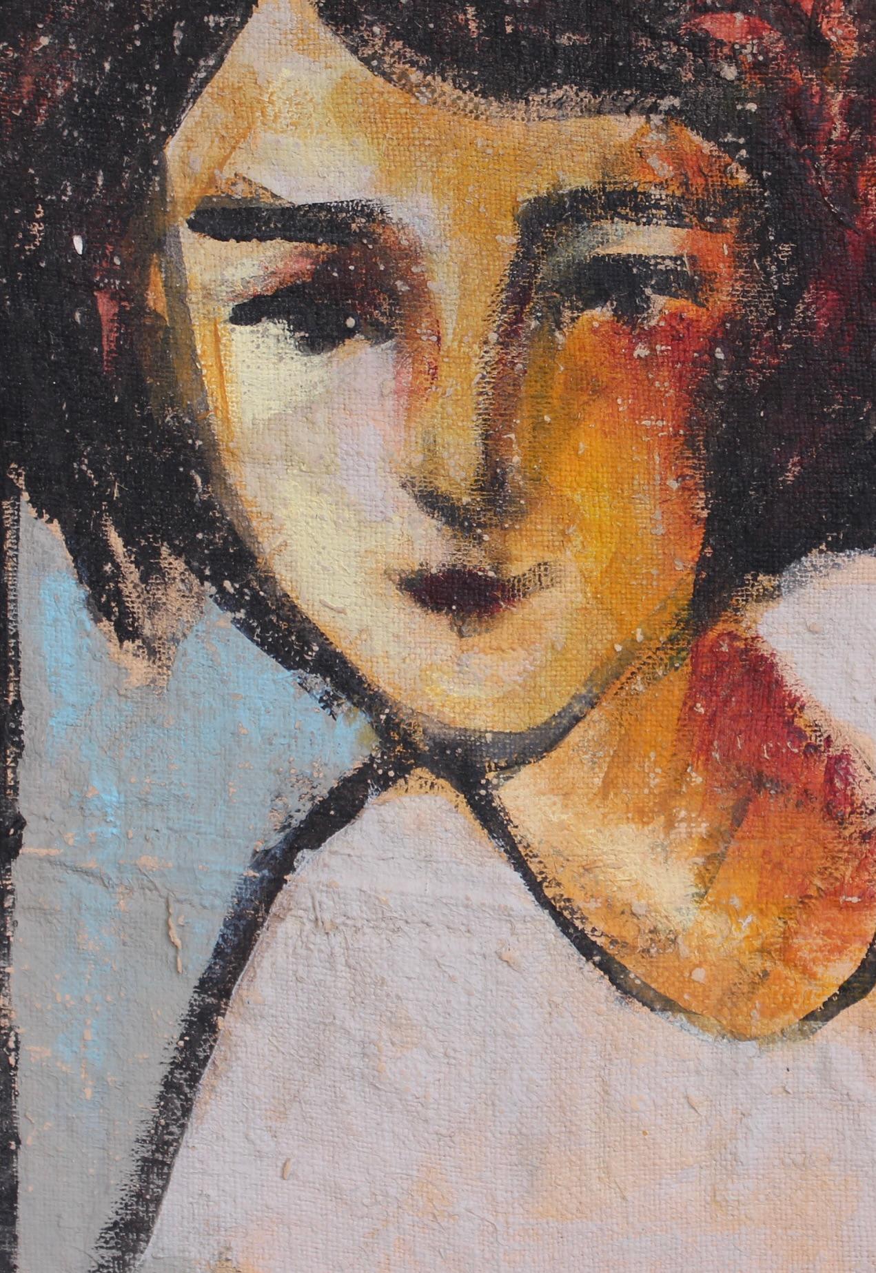 Espressioni Florentine: Ritratto Serie II - Painting Moderno di Unknown