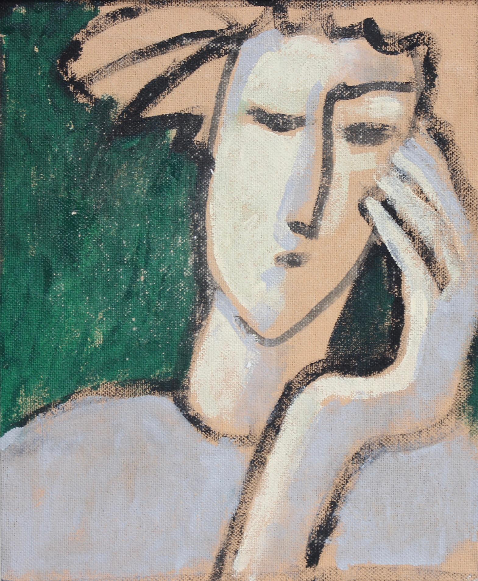 Florentine Expressions: A Portrait Series IV - Modern Painting by Unknown