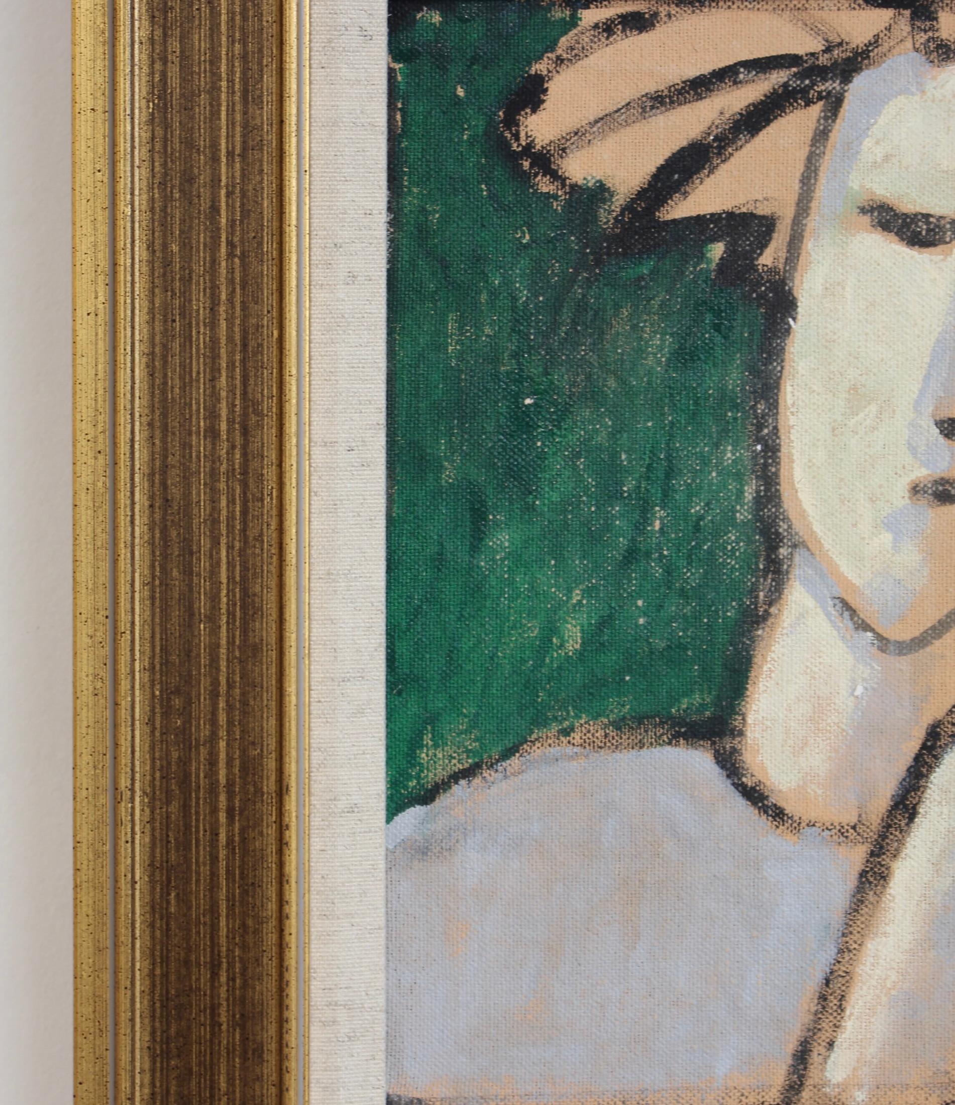 Florentine Expressions: A Portrait Series IV - Brown Portrait Painting by Unknown