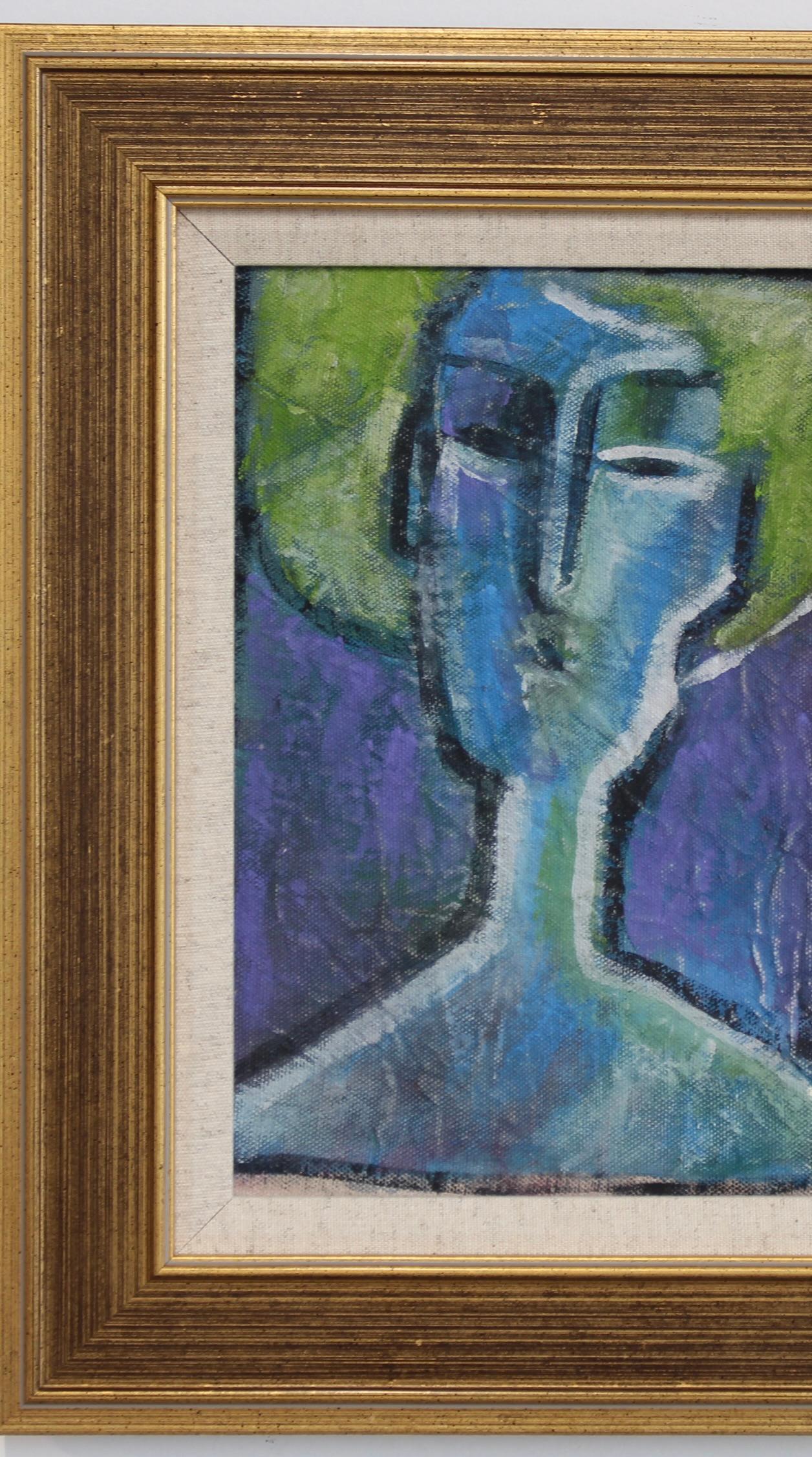 Florentine Expressions: A Portrait Series VI - Modern Painting by Unknown