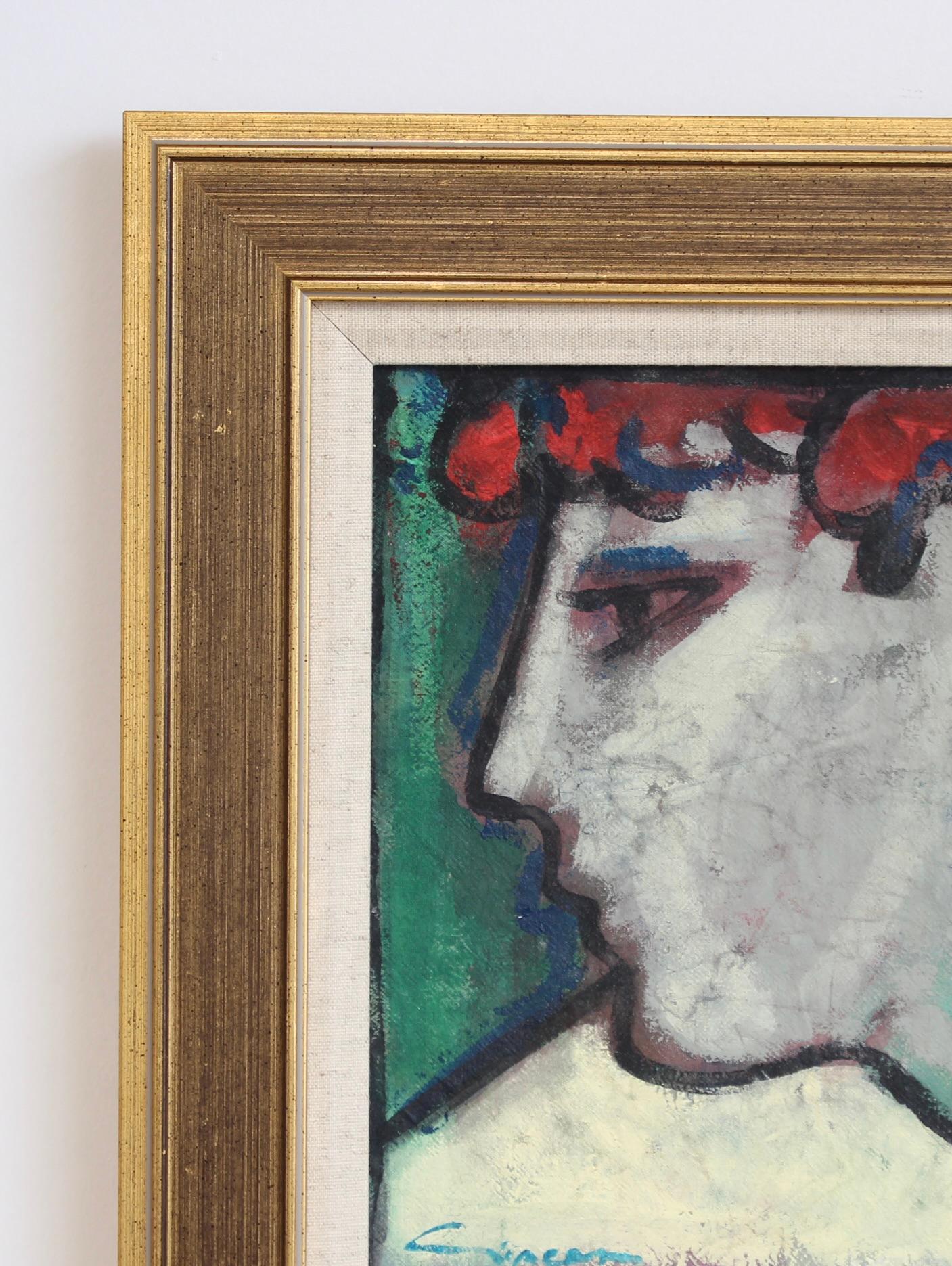 Florentine Expressions: A Portrait Series VIII - Modern Painting by Unknown