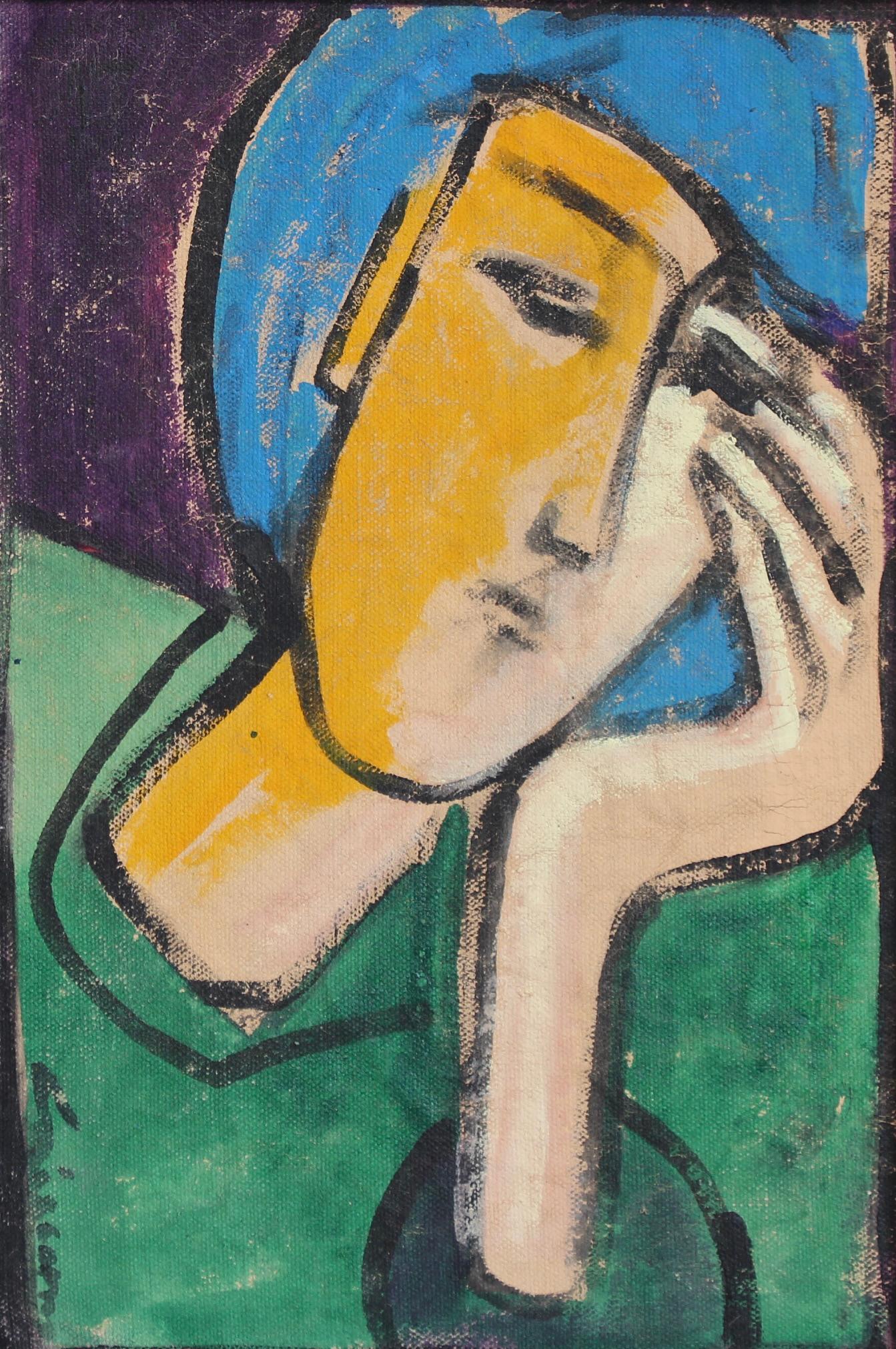 Florentine Expressions: A Portrait Series XI - Modern Painting by Unknown
