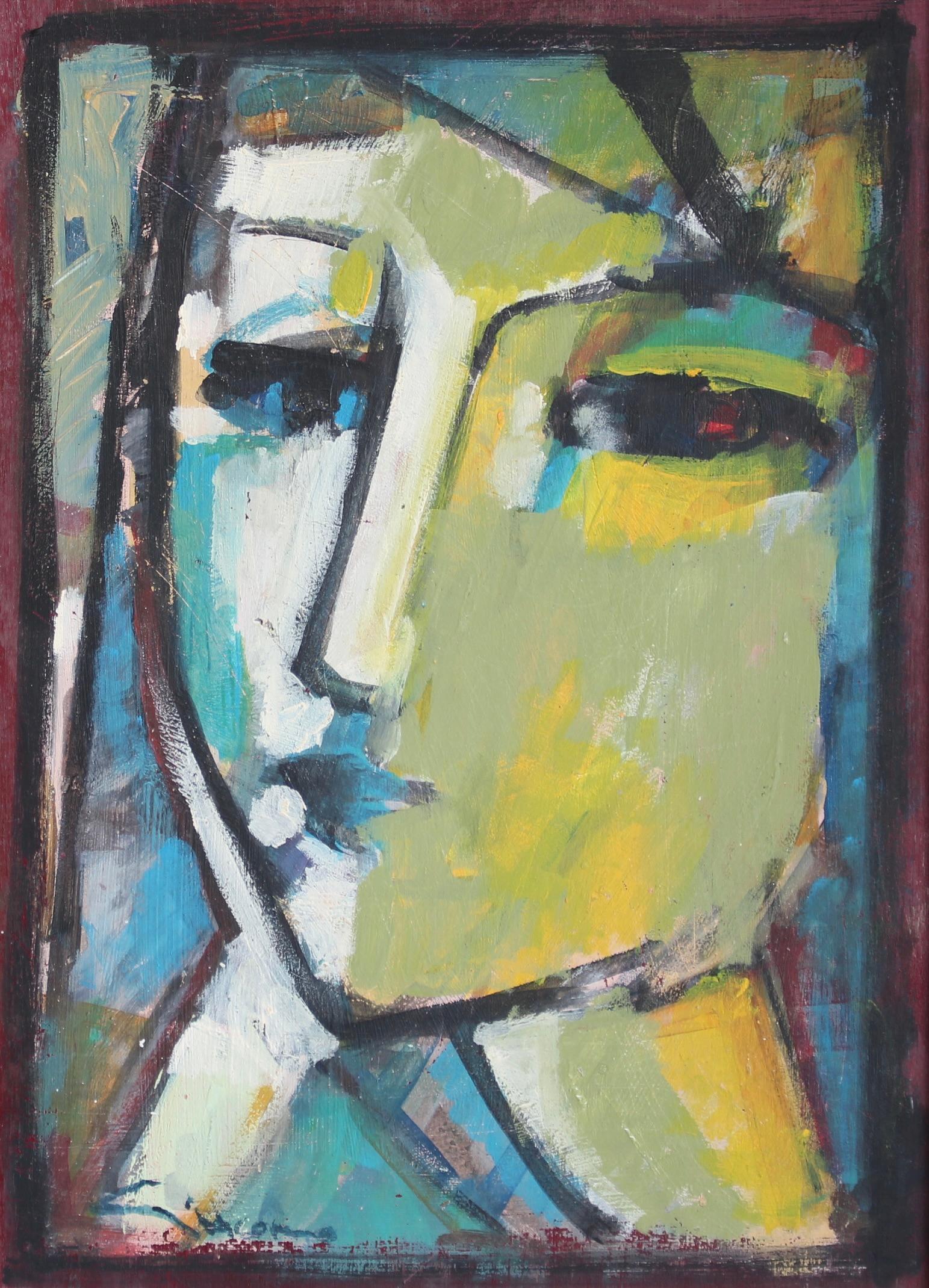 Florentine Expressions: A Portrait Series XIX (circa 1980s-90s) - Painting by Unknown