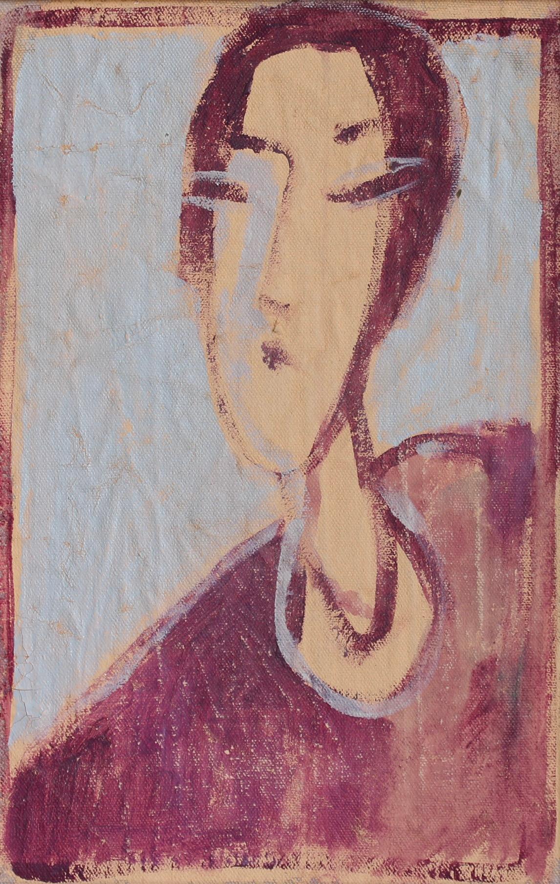 Florentine Expressions: A Portrait Series XV - Painting by Unknown