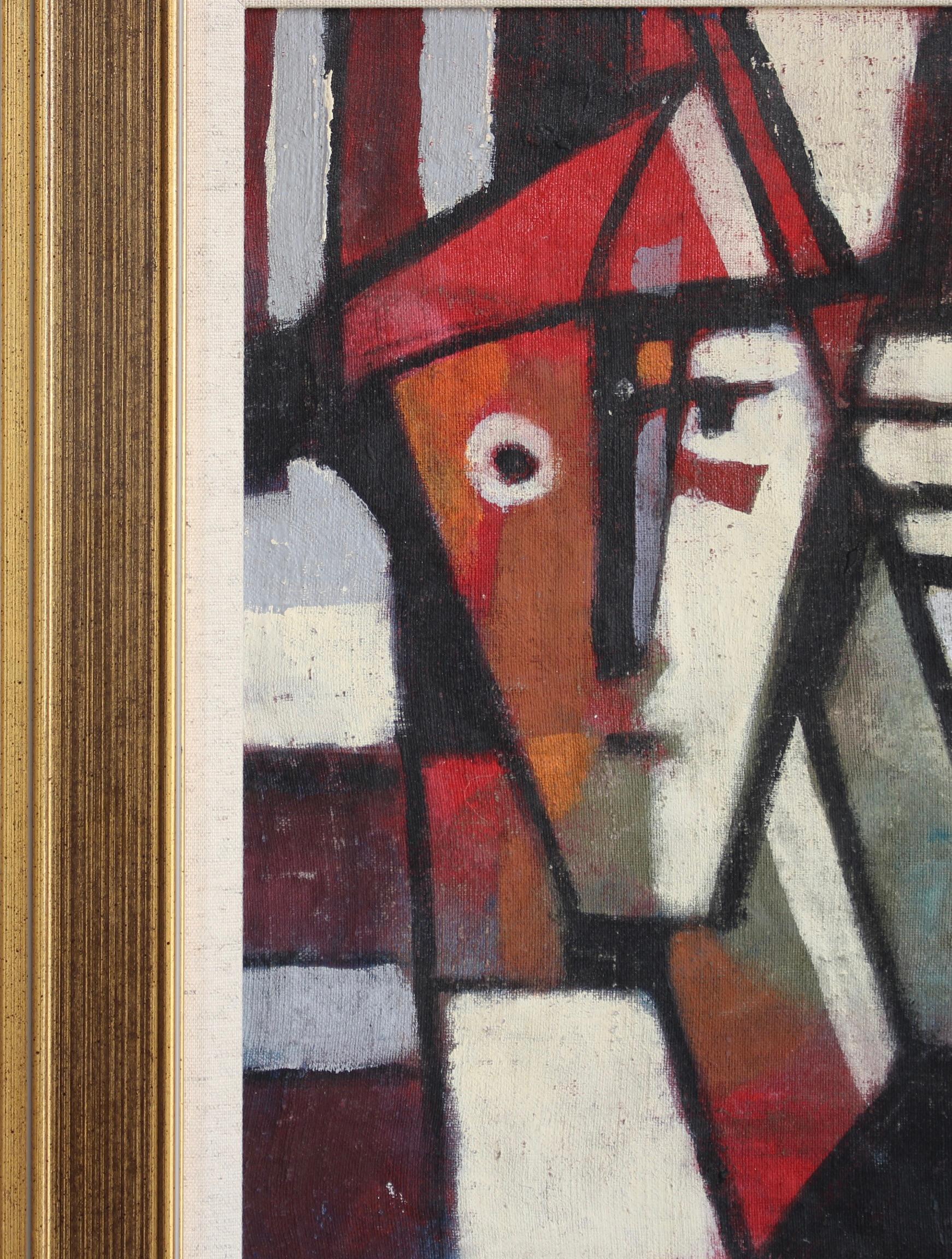 Florentine Expressions: A Portrait Series XVII - Modern Painting by Unknown