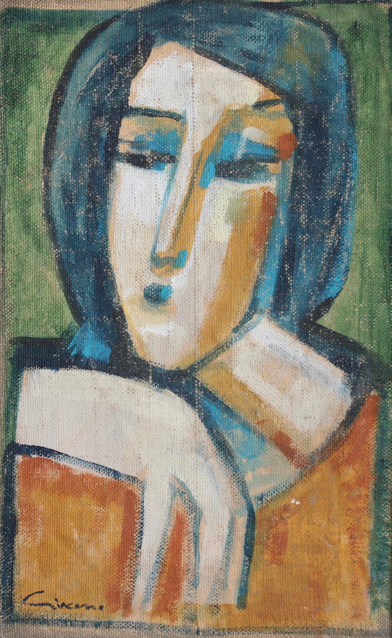 Florentine Expressions: A Portrait Series XVIII - Painting by Unknown