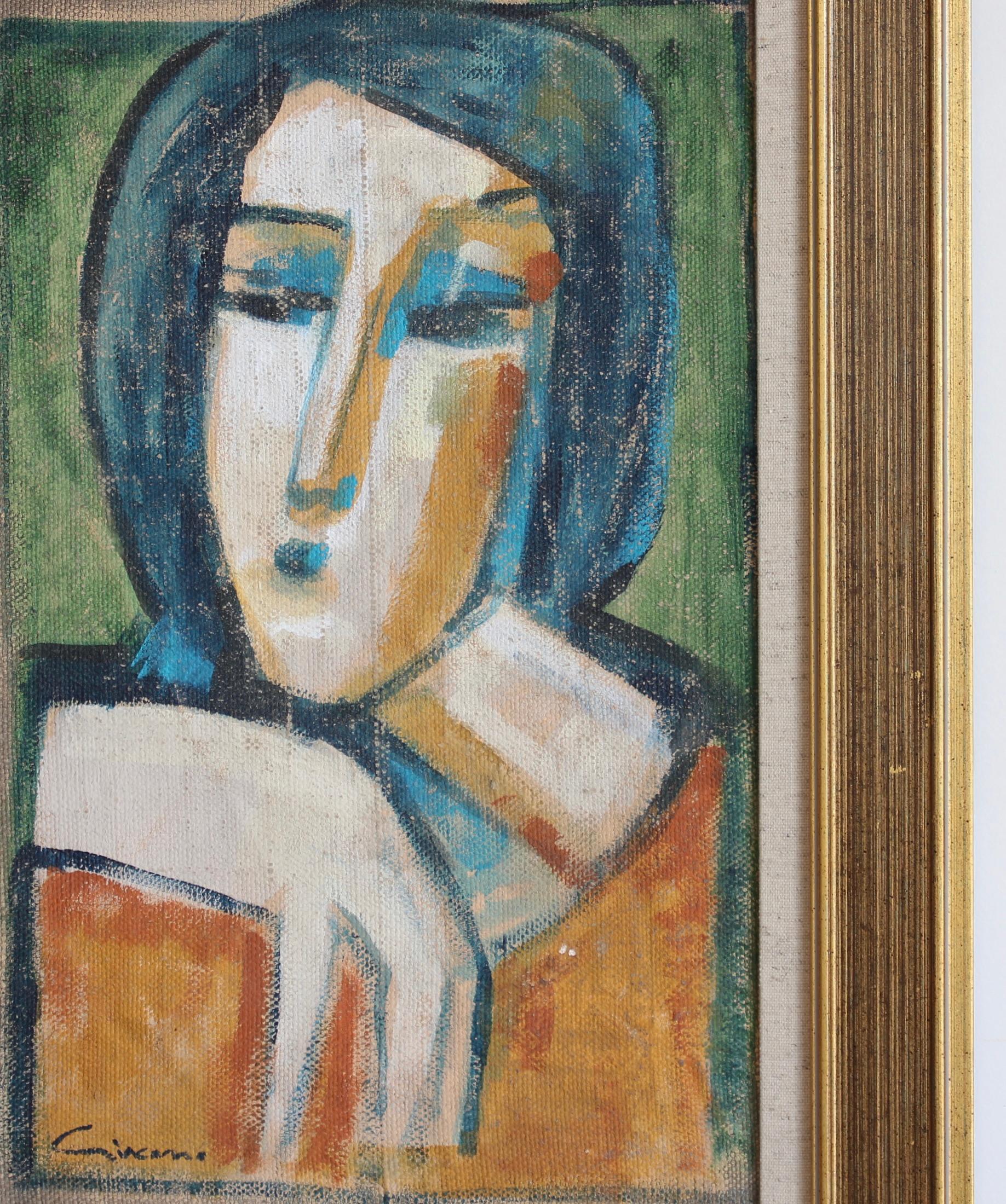 Florentine Expressions: A Portrait Series XVIII - Modern Painting by Unknown