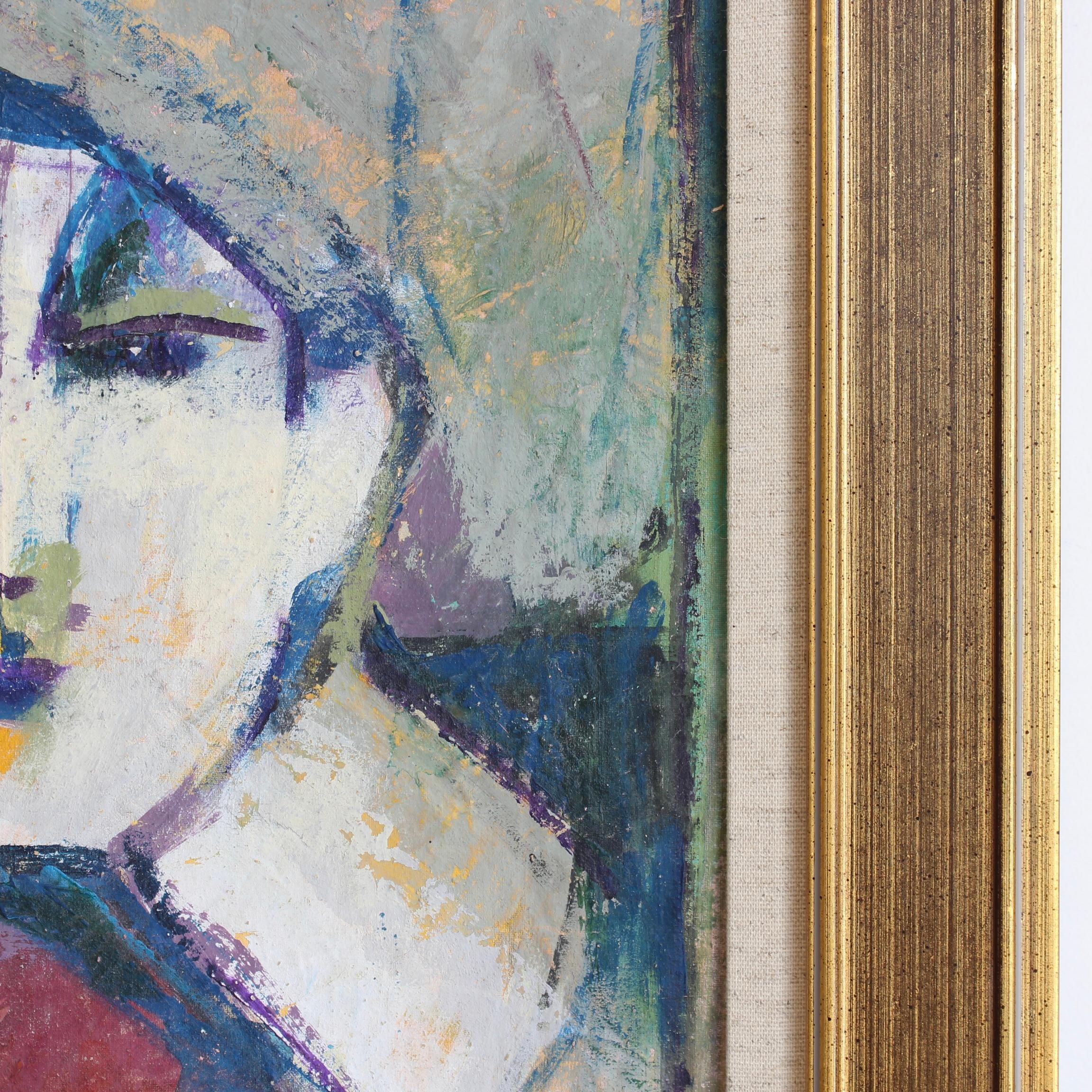 Florentine Expressions: A Portrait Series XX (circa 1980s-90s) For Sale 6