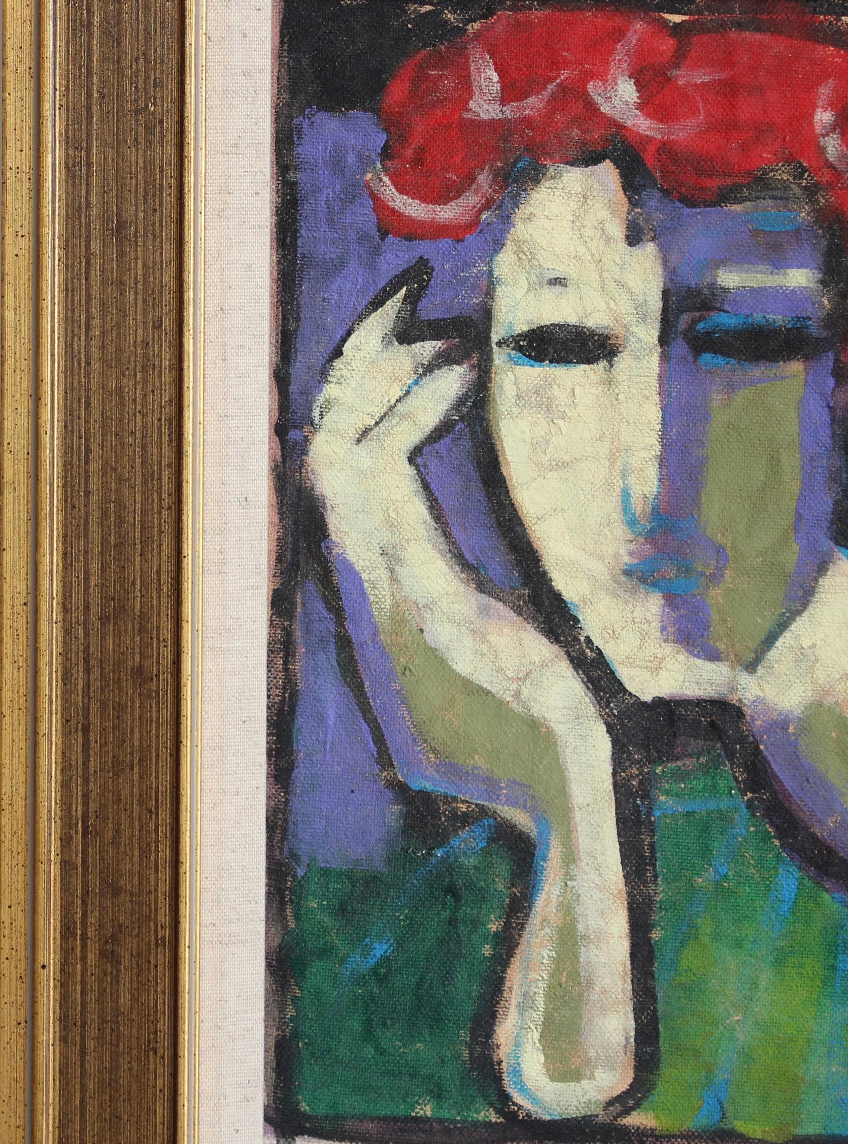 Florentine Expressions: A Portrait Series XXIII - Modern Painting by Unknown