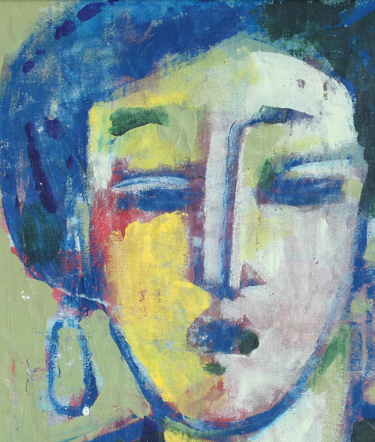 Florentine Expressions: A Portrait Series XXIV - Modern Painting by Unknown