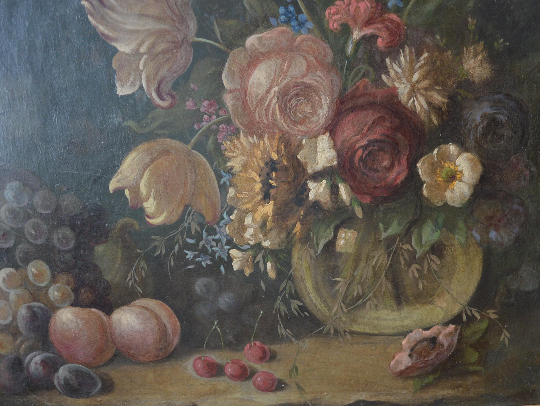 Flower picture ca. 18th century For Sale 1