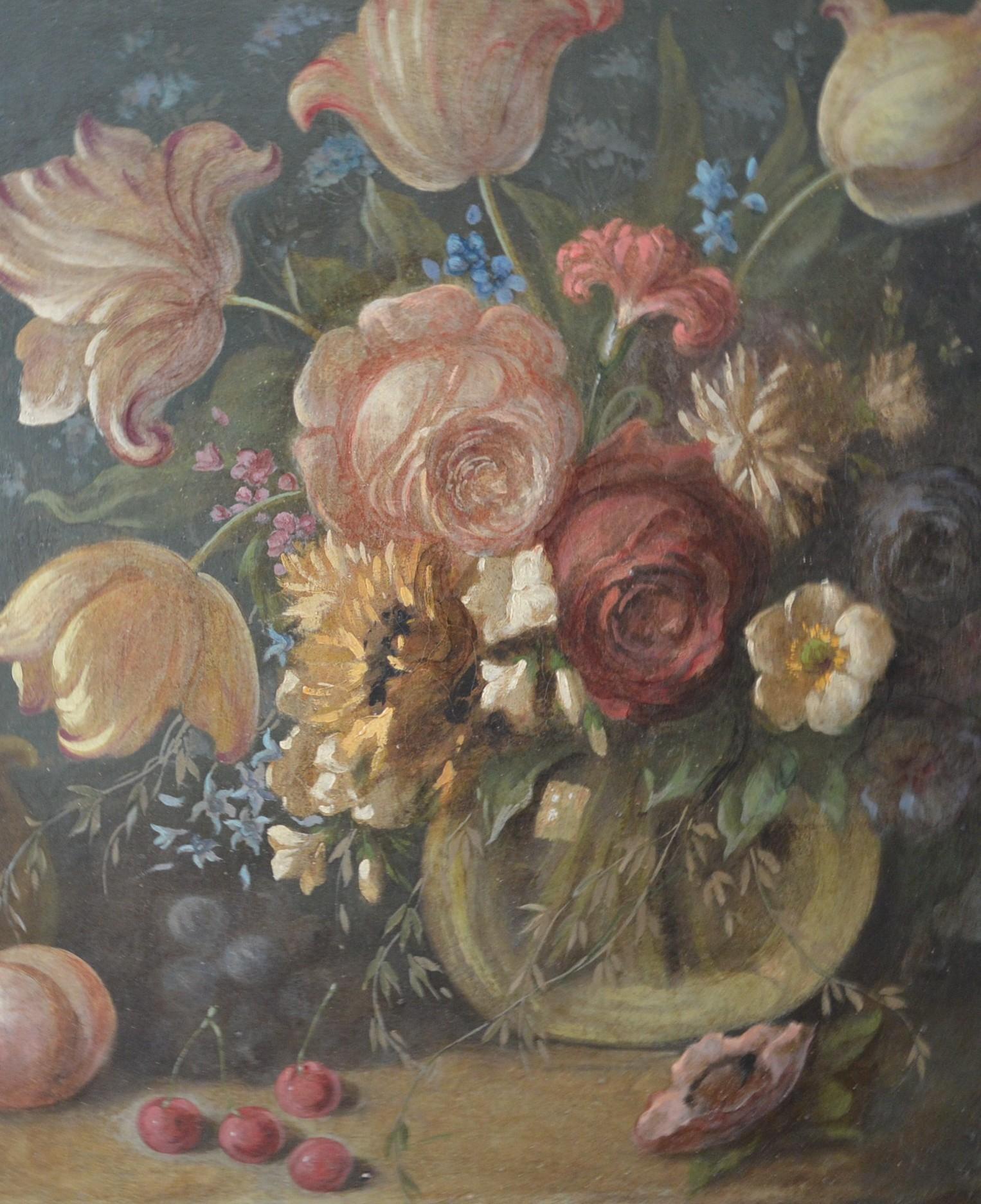 Flower picture ca. 18th century For Sale 2
