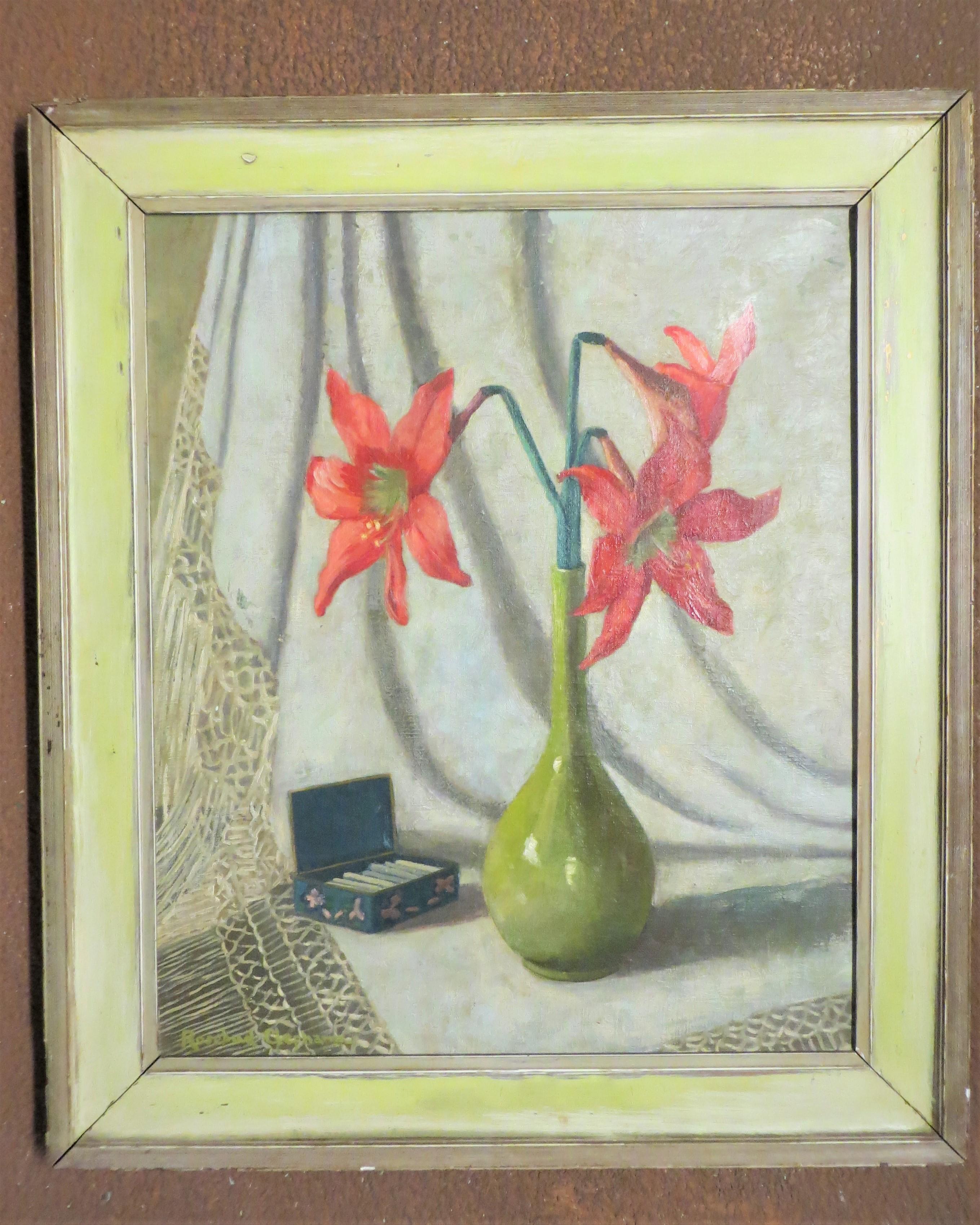 Unknown Still-Life Painting - Flowers 