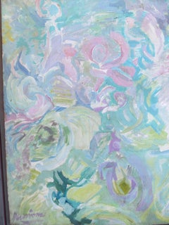 Flowers Still Life Oil by Hermione Palmer