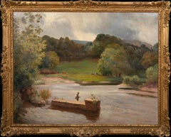 Antique Fly Fishing Art - 19 For Sale on 1stDibs