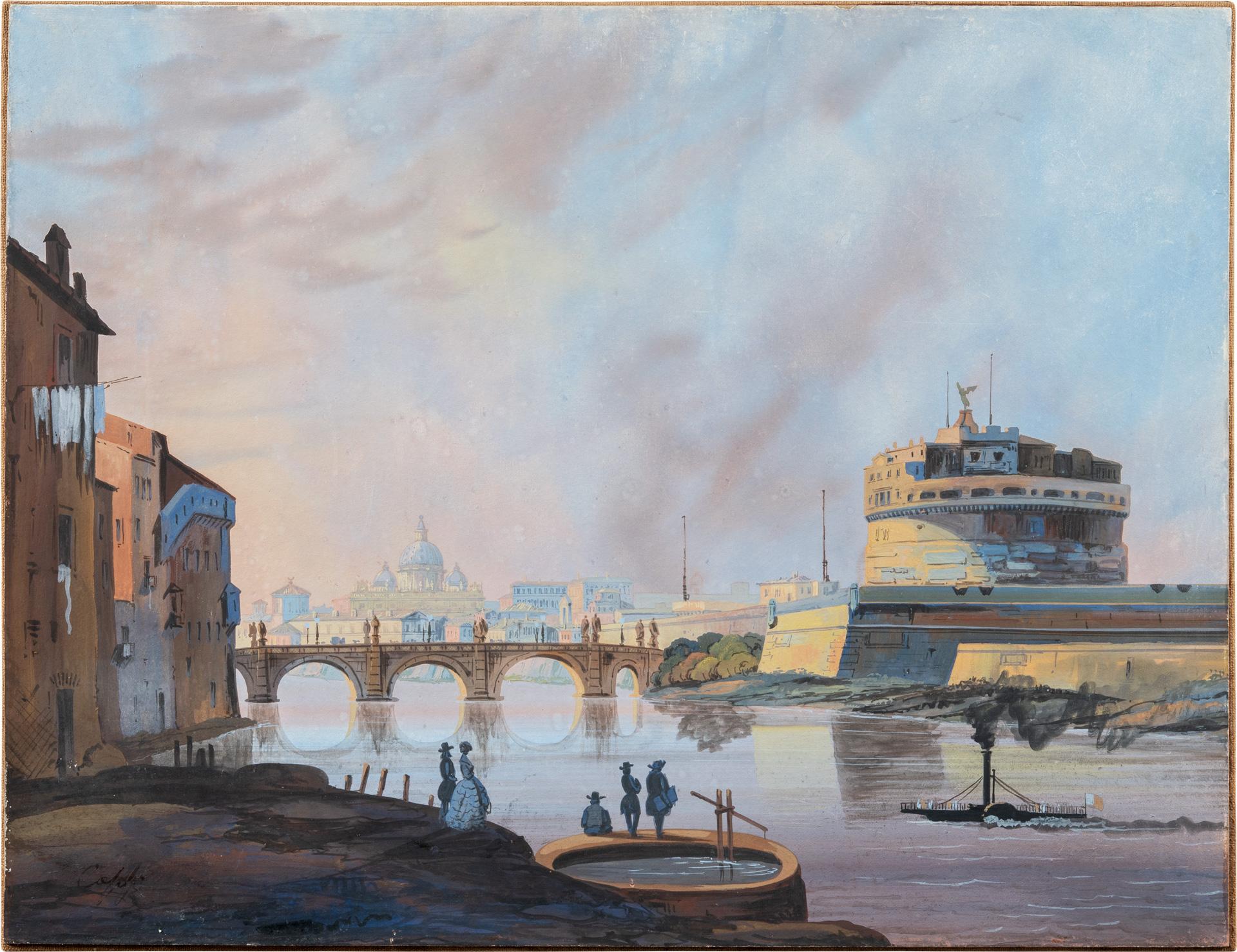 Follower Ippolito Caffi - Pittura italiana del XIX secolo - Roma Visualizza Caffi