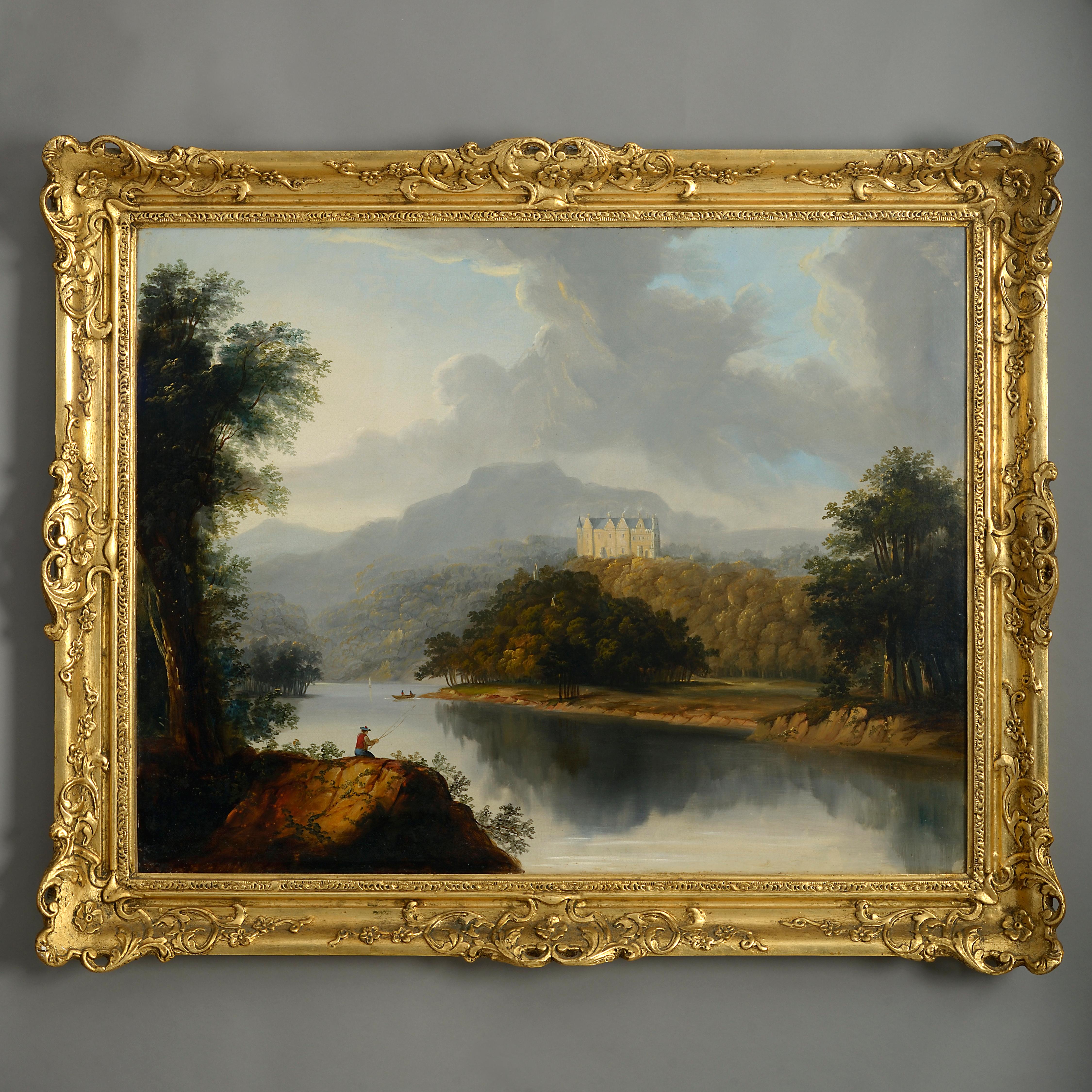 Unknown Landscape Painting - Follower of Alexander Nasmyth (1758-1840) A 19th Century Highland Landscape