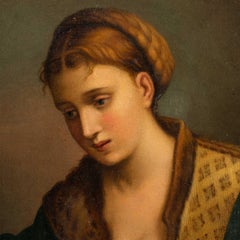 Seguidor de Bonifacio de' Pitati - Pintura de figuras del siglo XIX - Lutenista