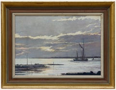 Follower of Edward Seago RBA ARWS RWS (1910-1974) - Oil, Boats at Dusk
