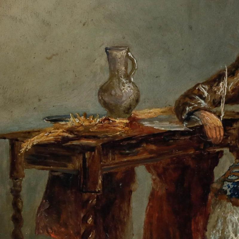 Anhängerin von F. H. Henshaw (1807-1891) - Öl, Ein Kavalier zur Zeit von Charles II. im Angebot 1