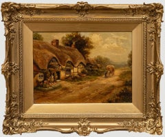 Follower of Helen Allingham - Early 20th Century Oil, Returning to the Farm
