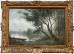 Follower of Jean-Baptiste-Camille Corot (1796-1875) - Oil, Lac d
Auvergne