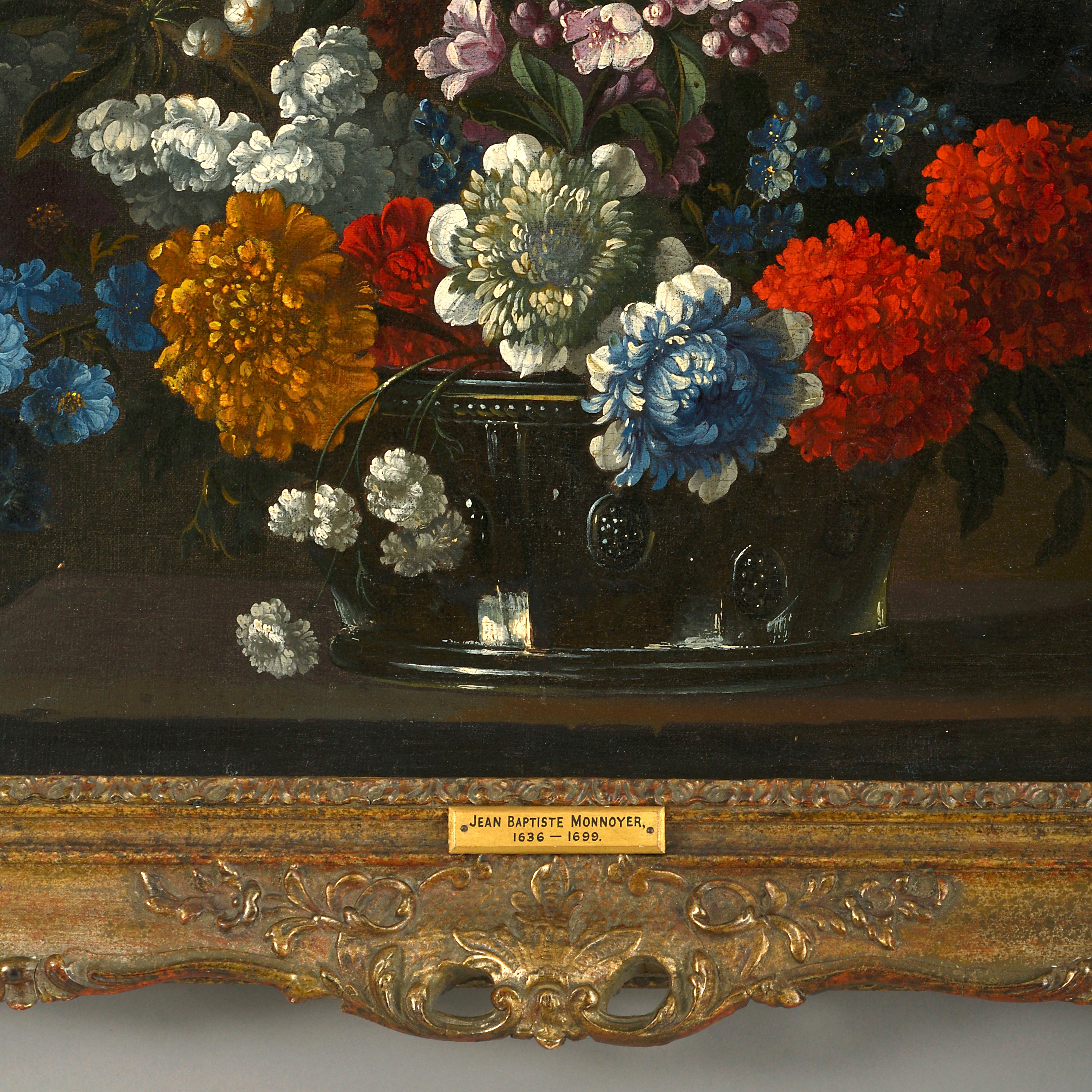 Follower von Jean-Baptiste Monnoyer, Stillleben, Öl auf Leinwand (Alte Meister), Painting, von Unknown