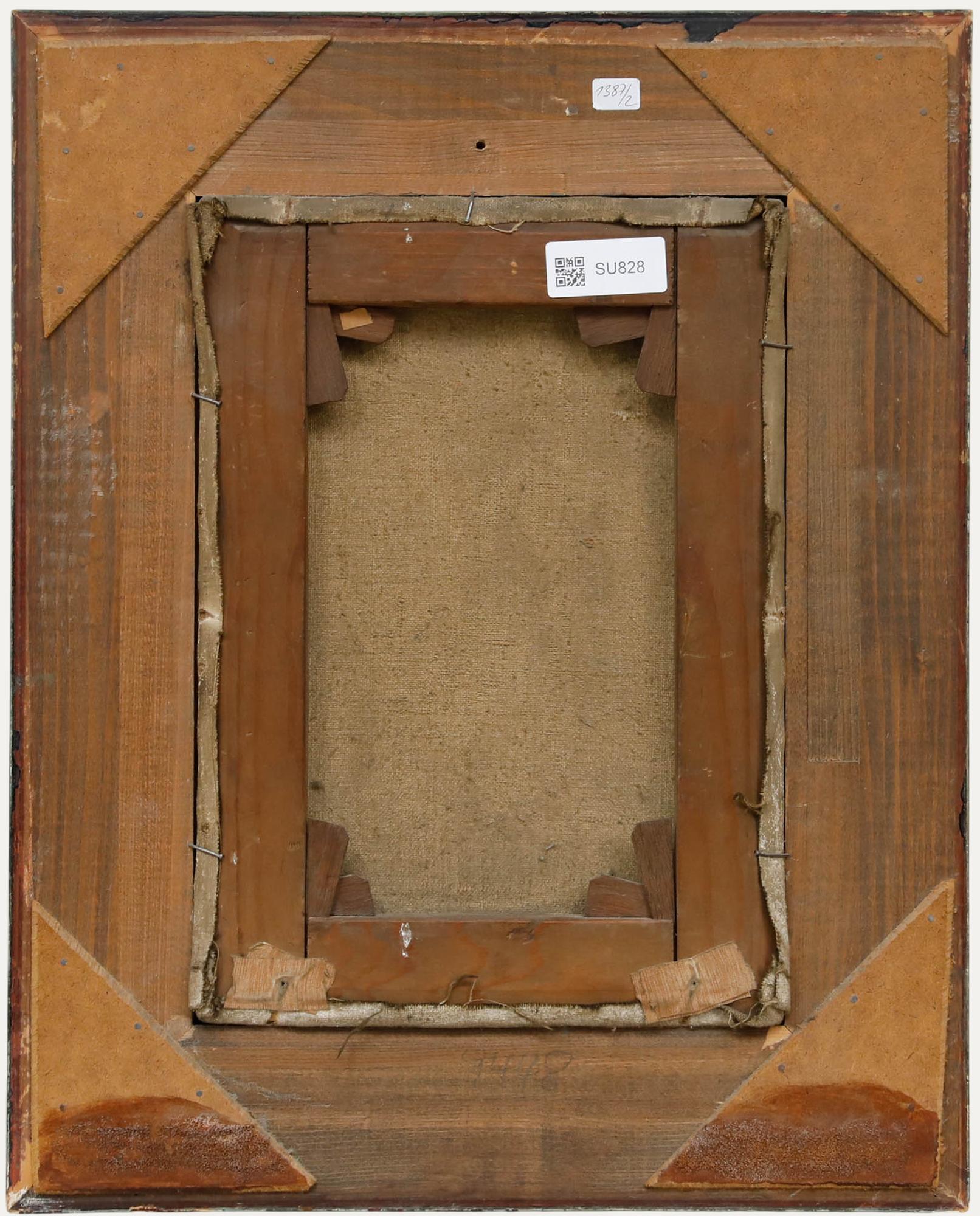 Anhänger von Paul Edouard Richard Sohn (1834-1912) - Gerahmtes Öl, Betende (Braun), Portrait Painting, von Unknown