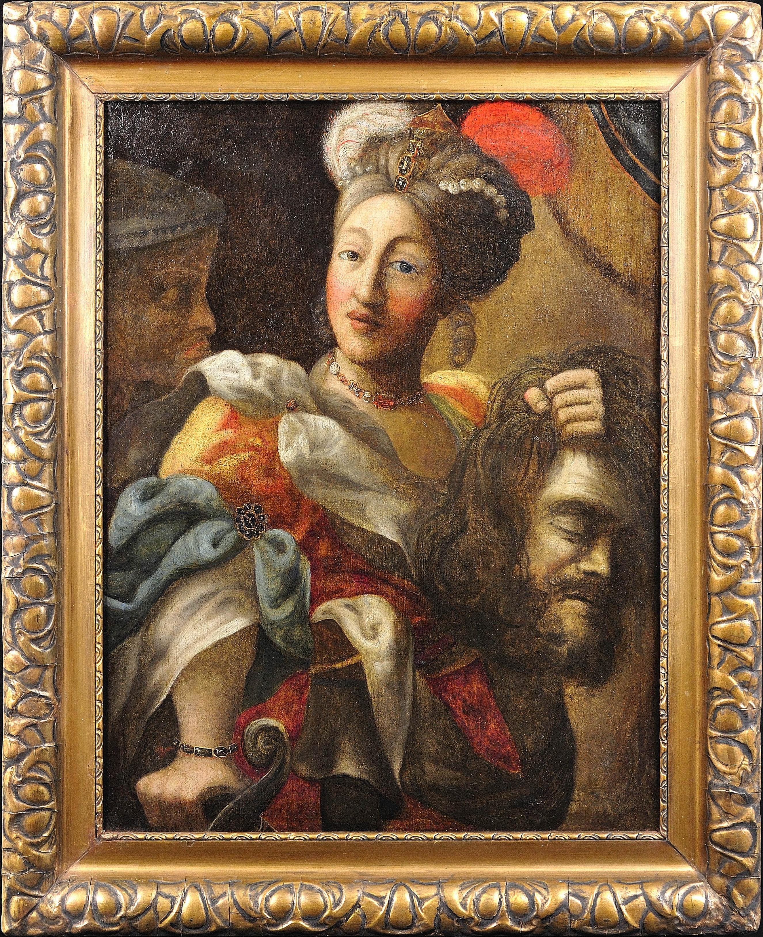 Unknown Figurative Painting - 18th or 19th Century Follower of Rubens. Judith and the Head of Holofernes. Oil