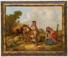 Follower of William Shayer (1787-1879) - 1849 Oil, The Camp