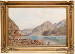 Folmer Bonnén (1885-1960) - Early 20th Century Oil, Fjord Landscape