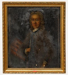 Per il restauro Olio del XVIII secolo - Ritratto di gentiluomo