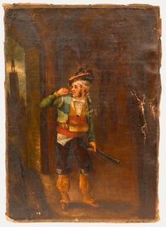 For Restoration 19th Century Oil - A Soldier