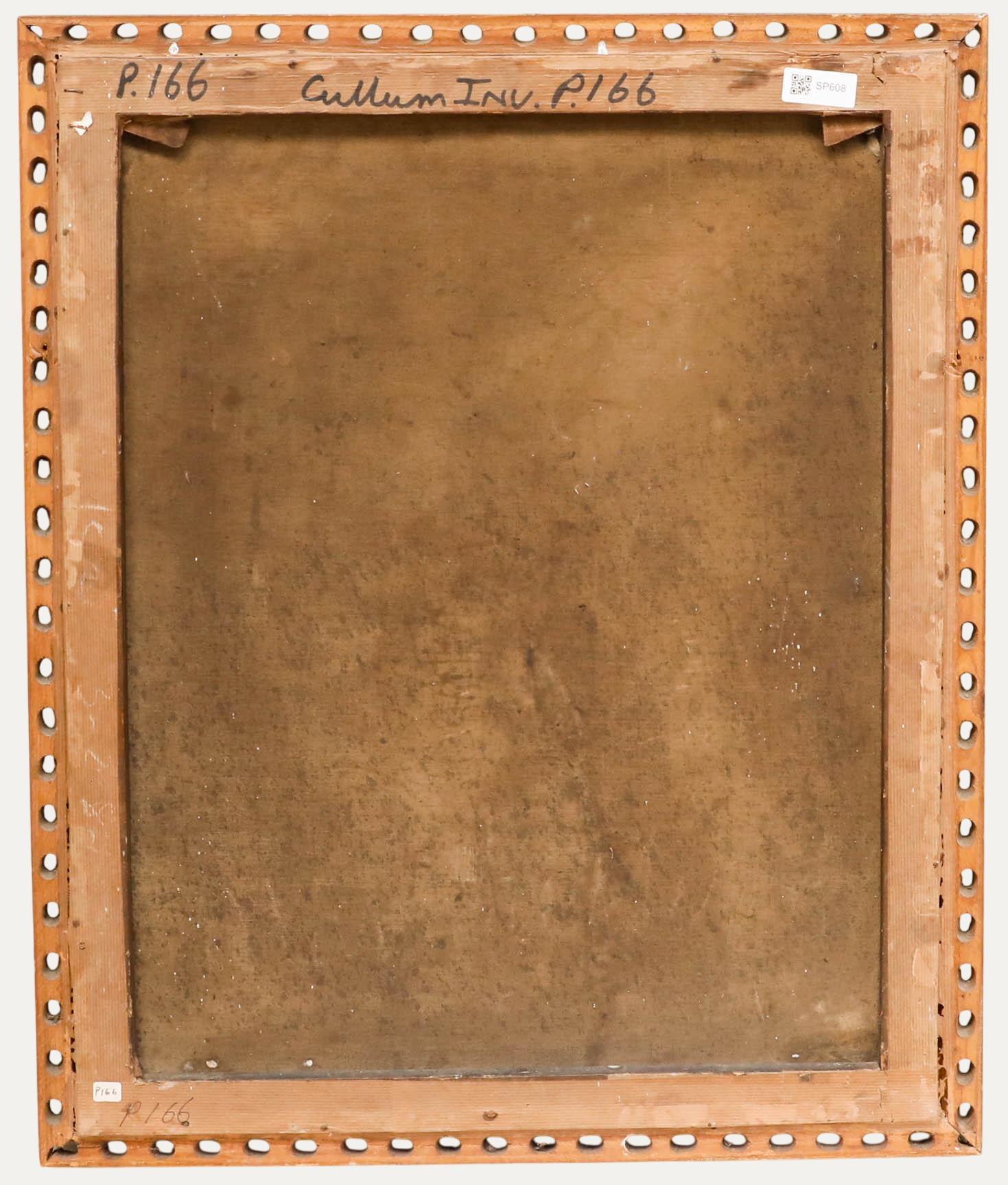 For Restoration 19th Century Oil - The Naughty Dog - Brown Portrait Painting by Unknown