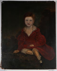 For Restoration 19th Century Oil - The Young Master