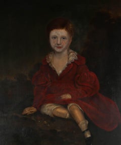 For Restoration 19th Century Oil - The Young Master