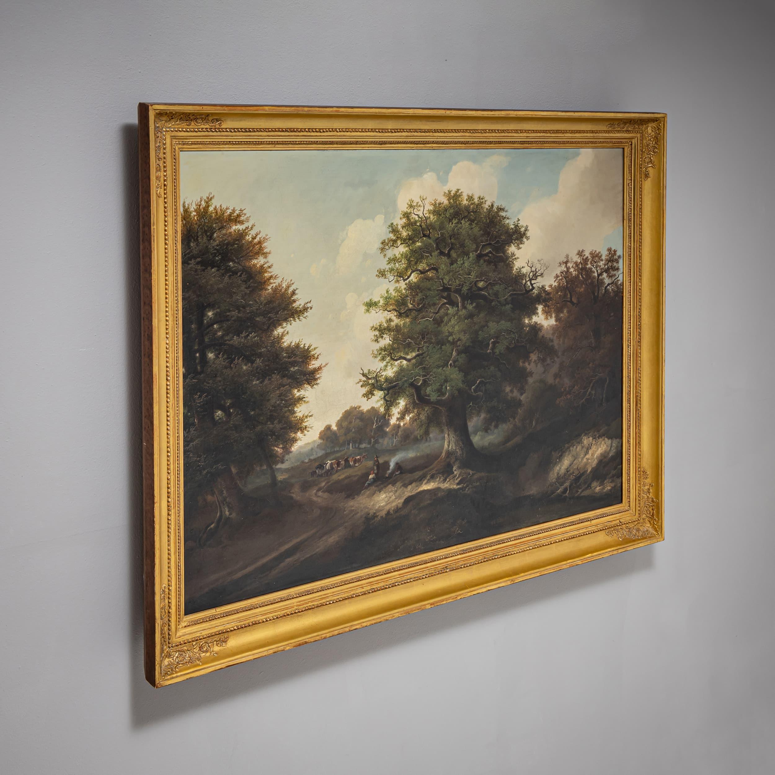 Waldlandschaft, Deutschland, frühes 19. Jahrhundert im Angebot 1