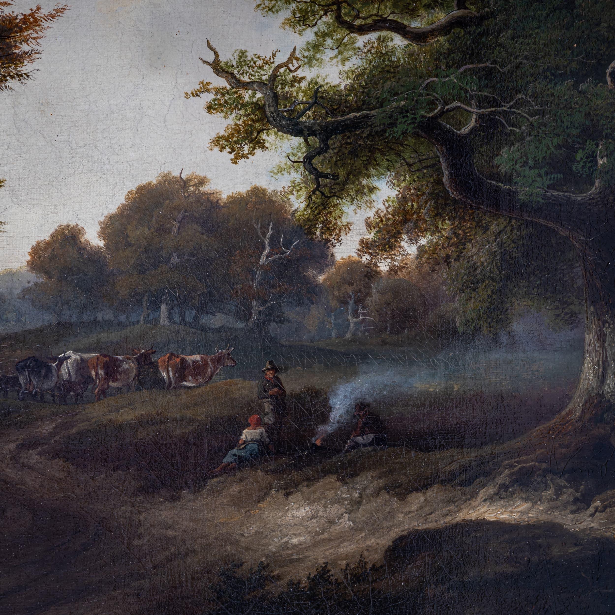 Waldlandschaft, Deutschland, frühes 19. Jahrhundert im Angebot 4