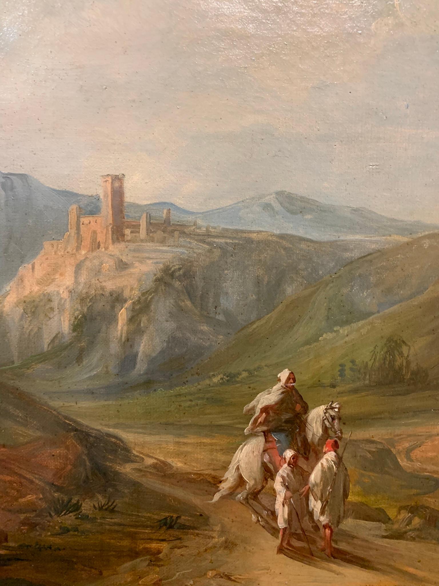 Forteresse au pied de l'Atlas avec les Berbères. Maroc. 19ème siècle. 5