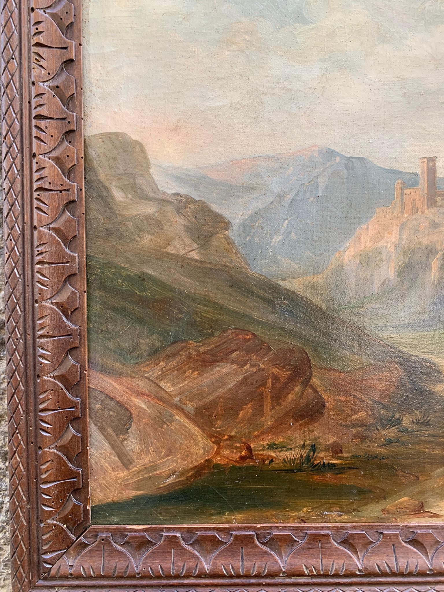 Forteresse au pied de l'Atlas avec les Berbères. Maroc. 19ème siècle. 10